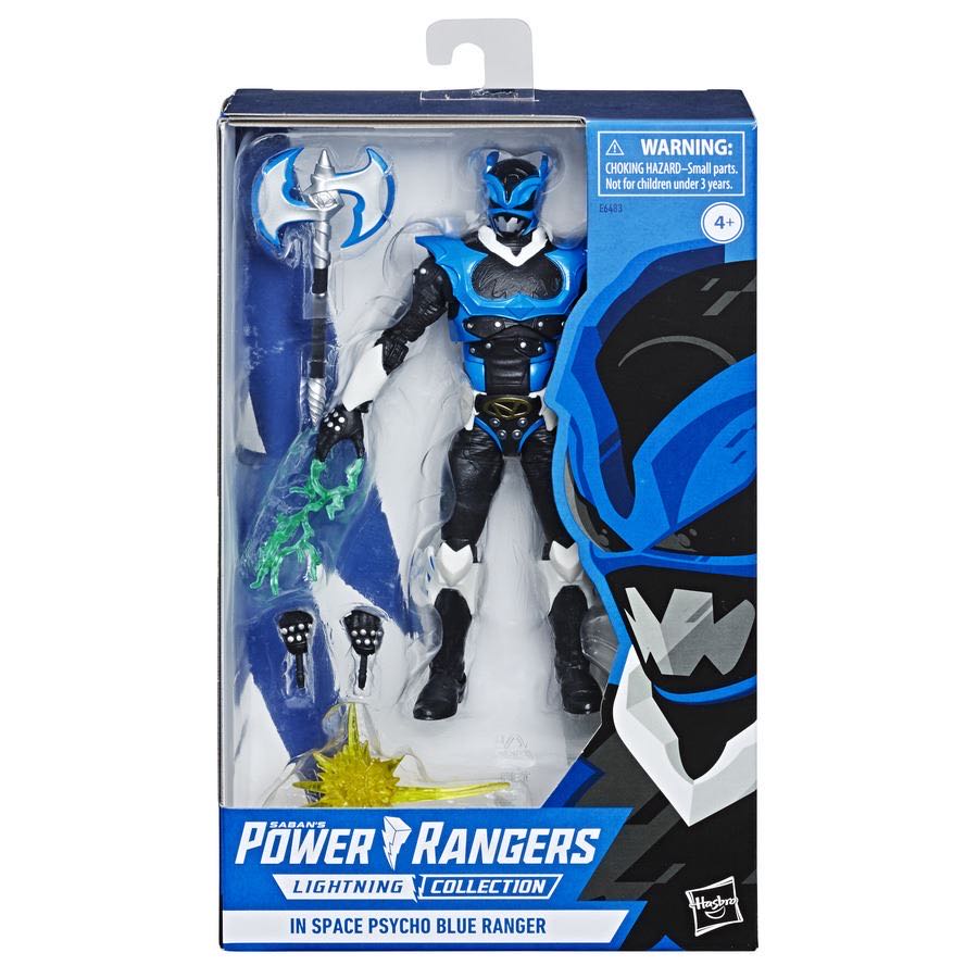 Blue Psycho Ranger (Axe) - Hasbro (Power Rangers Lightning Collection) action figure collectible [Barcode 630509857326] - Main Image 4