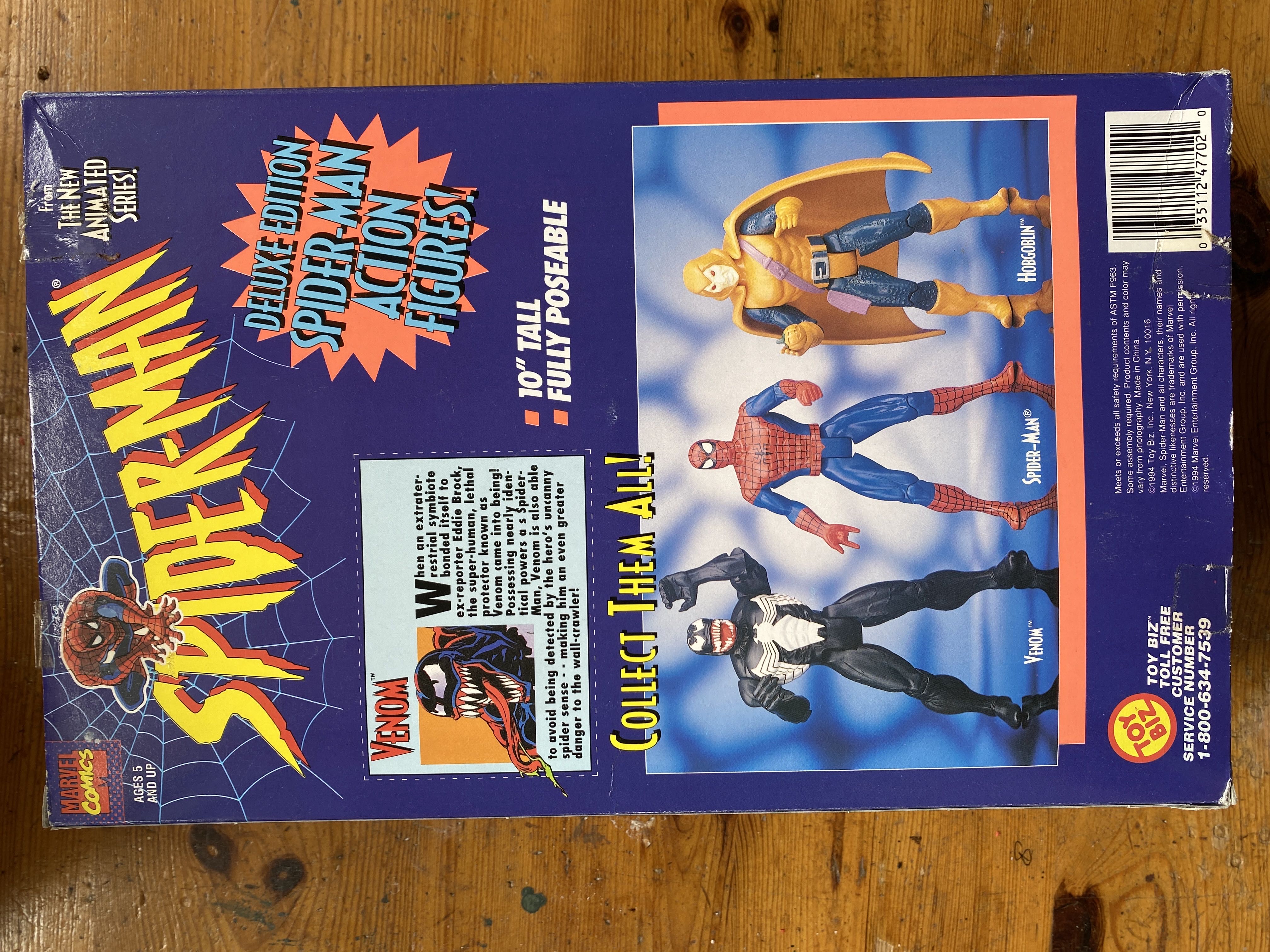 Spider-Man (10 Inch) - Toy Biz (Venom) action figure collectible [Barcode 035112477020] - Main Image 2