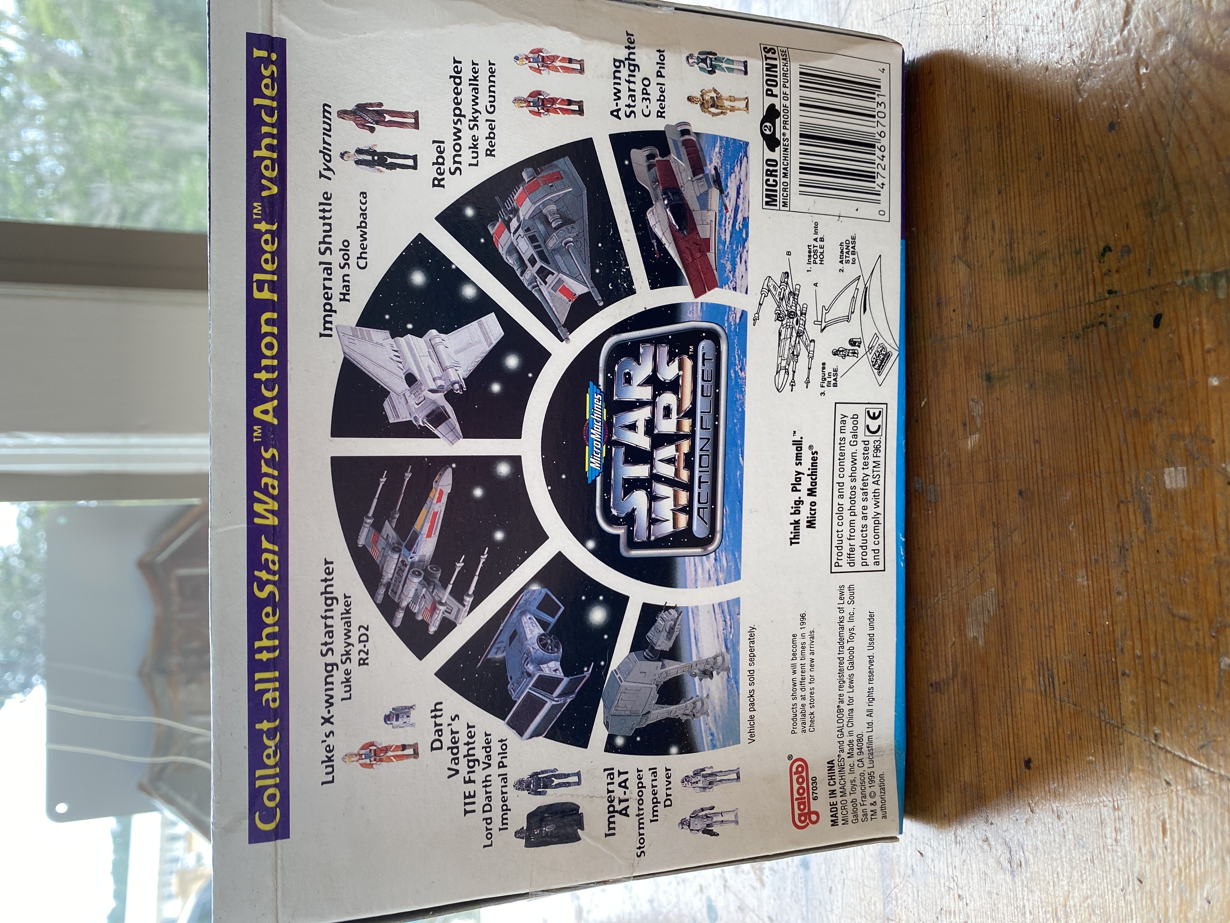 X-wing - Galoob (Star Wars: Micro Machines) action figure collectible [Barcode 047246670314] - Main Image 2