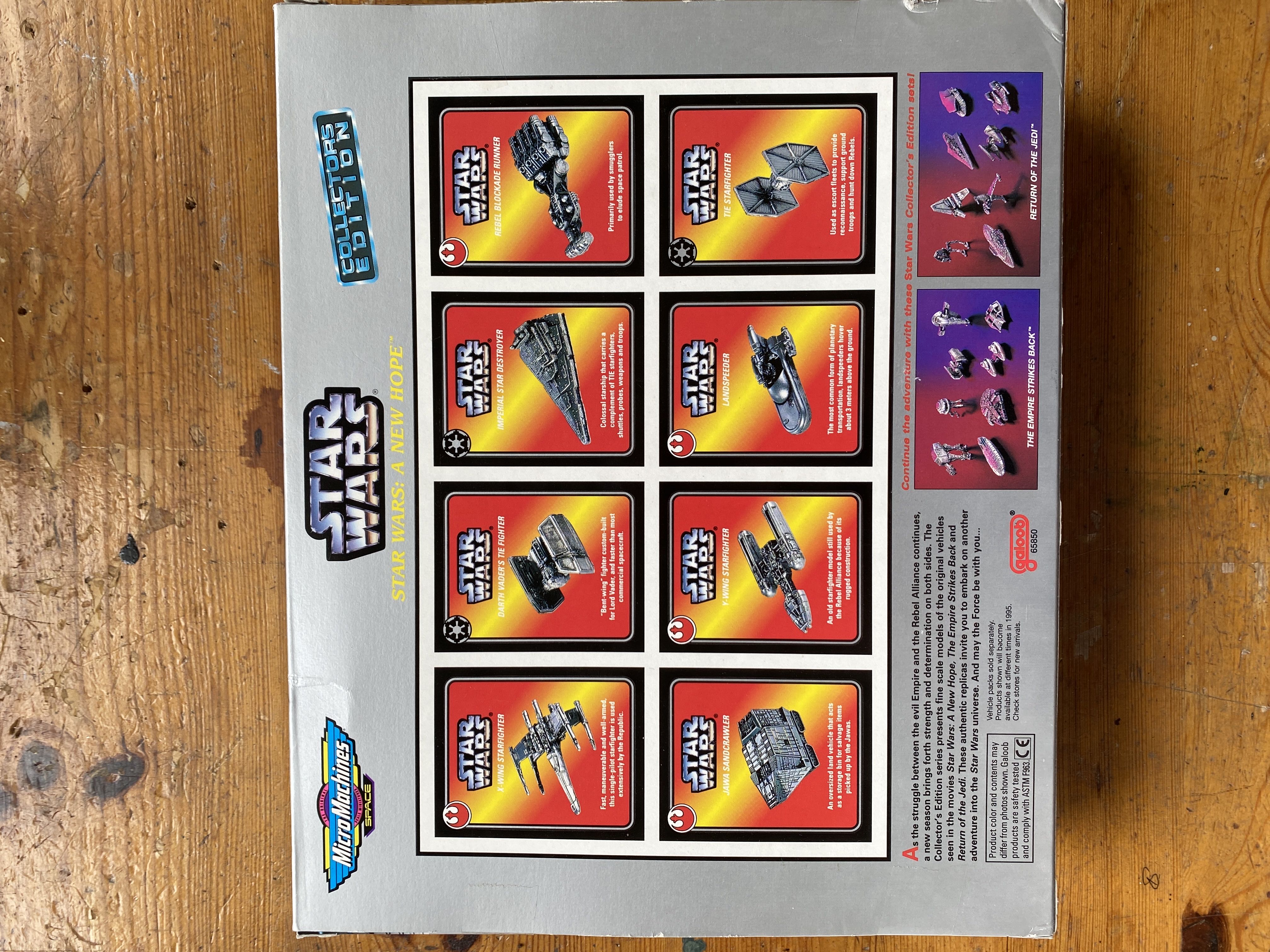 Star Wars Collectors Edition - Galoob (Micromachines: Star Wars) action figure collectible [Barcode 047246658510] - Main Image 2