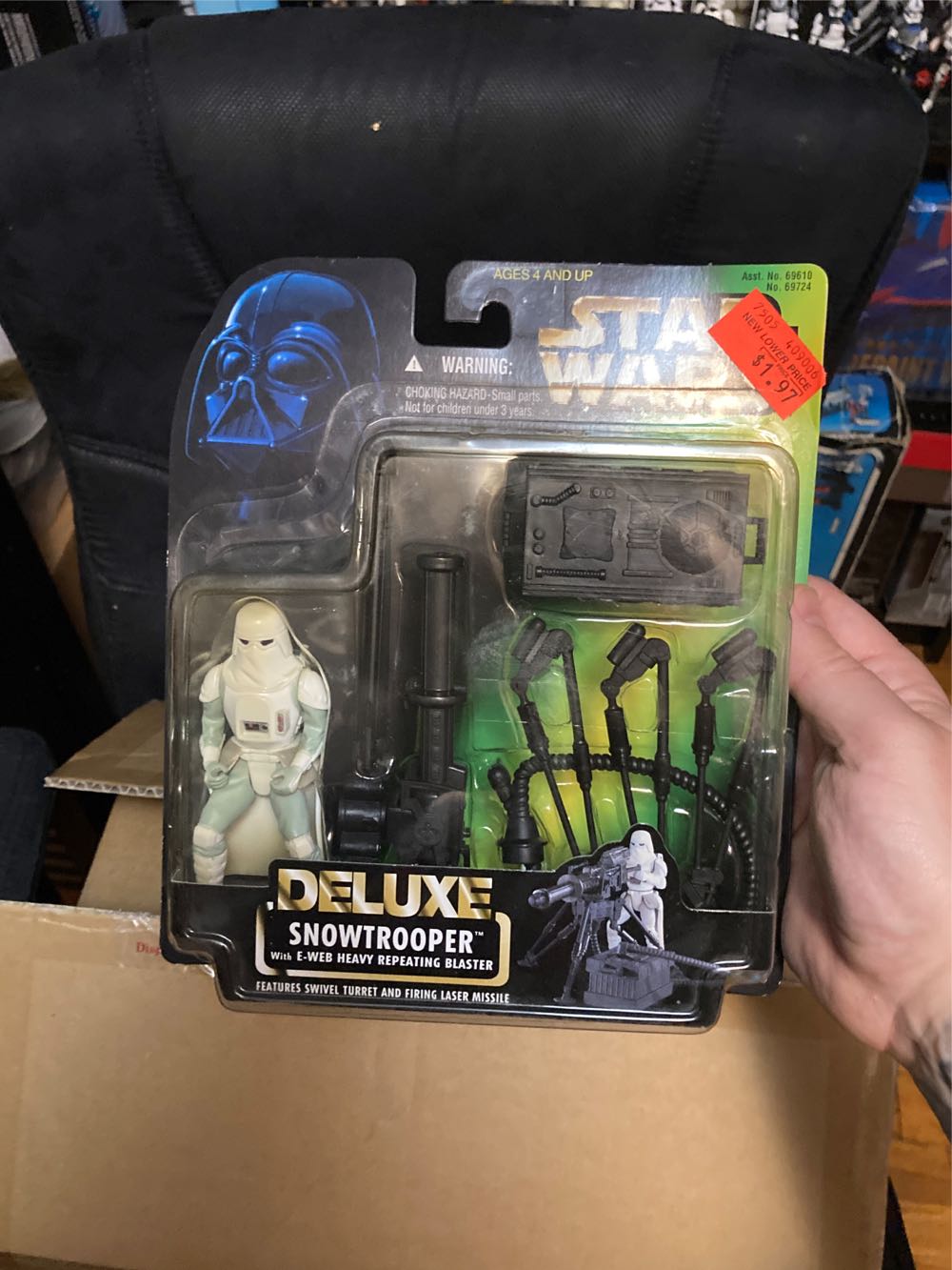 SNOWTROOPER  - Kenner (Star Wars) action figure collectible [Barcode 076281697246] - Main Image 3