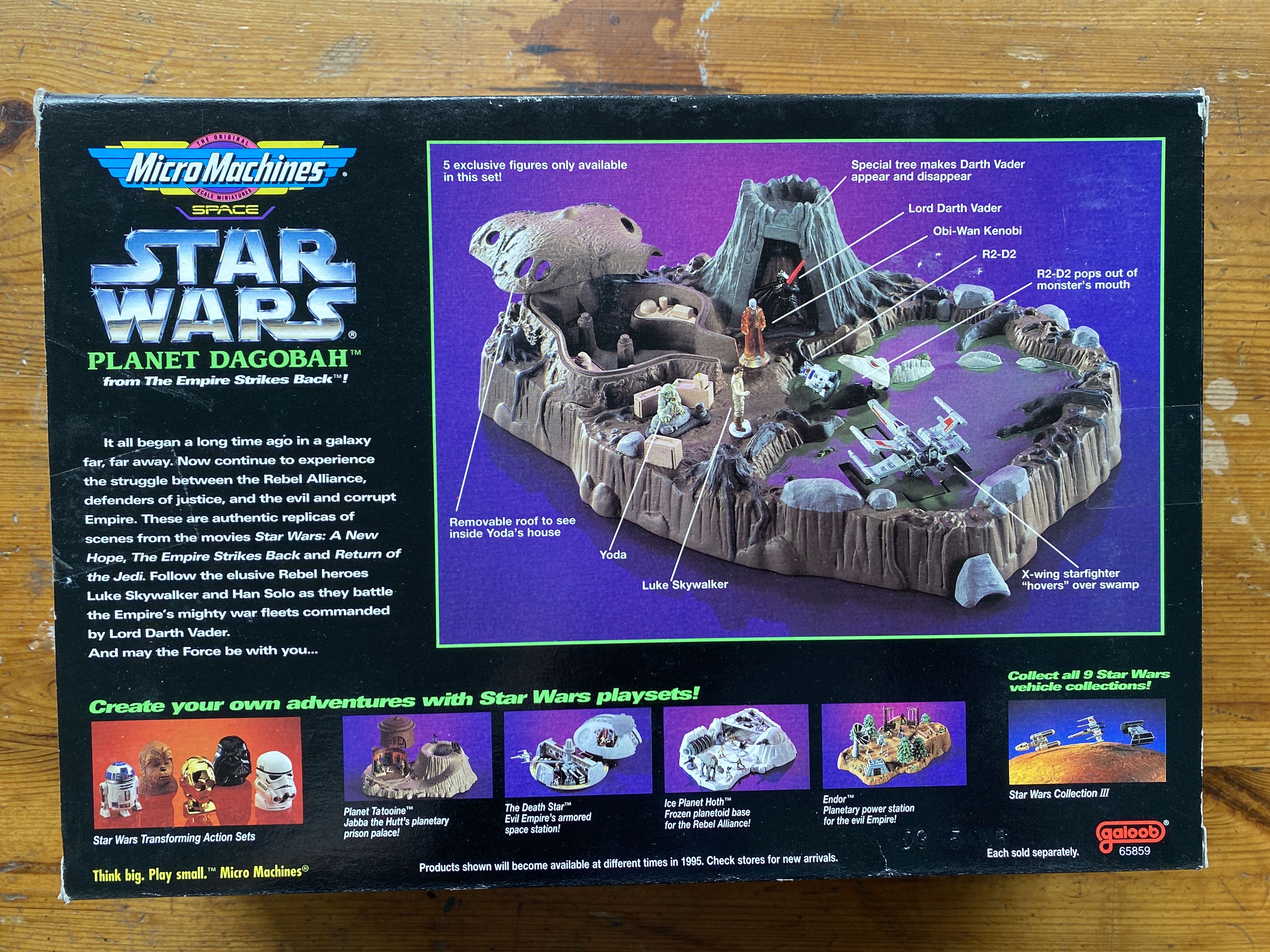 Star Wars: Micro Machines Dagobah (Playset) - Galoob (Planet Dagobah) action figure collectible [Barcode 047246658596] - Main Image 2