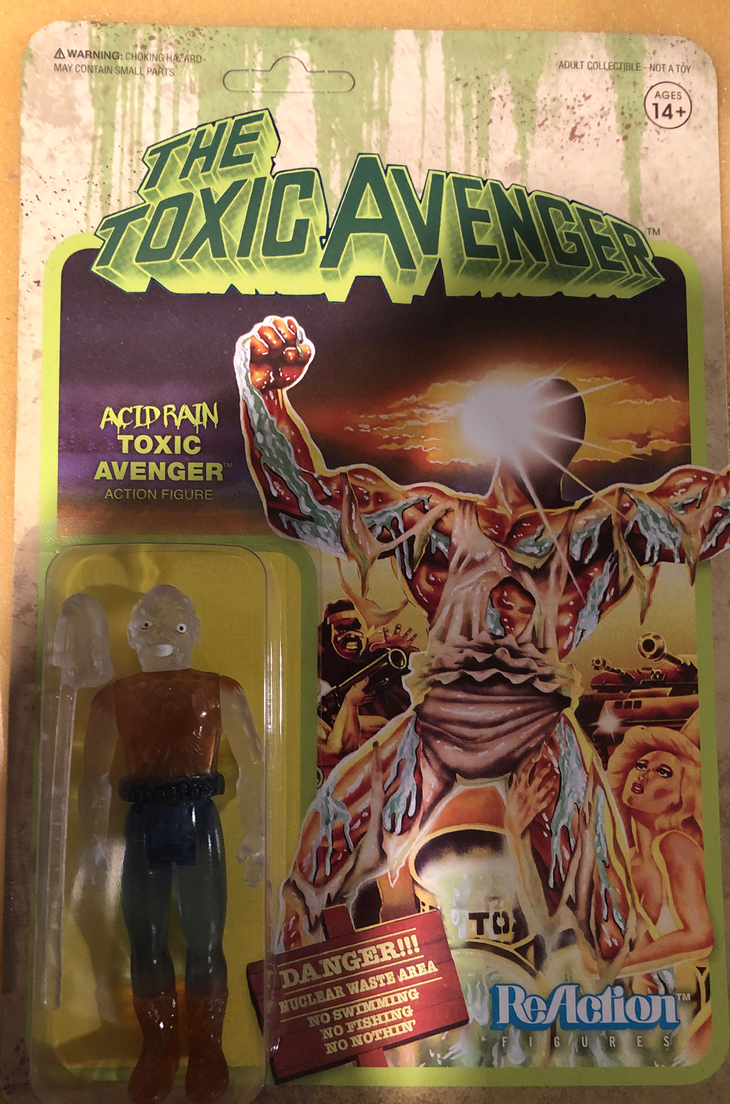 ReAction: The Toxic Avenger - Super7 / Reaction (The Toxic Avenger) action figure collectible [Barcode 840049806290] - Main Image 1
