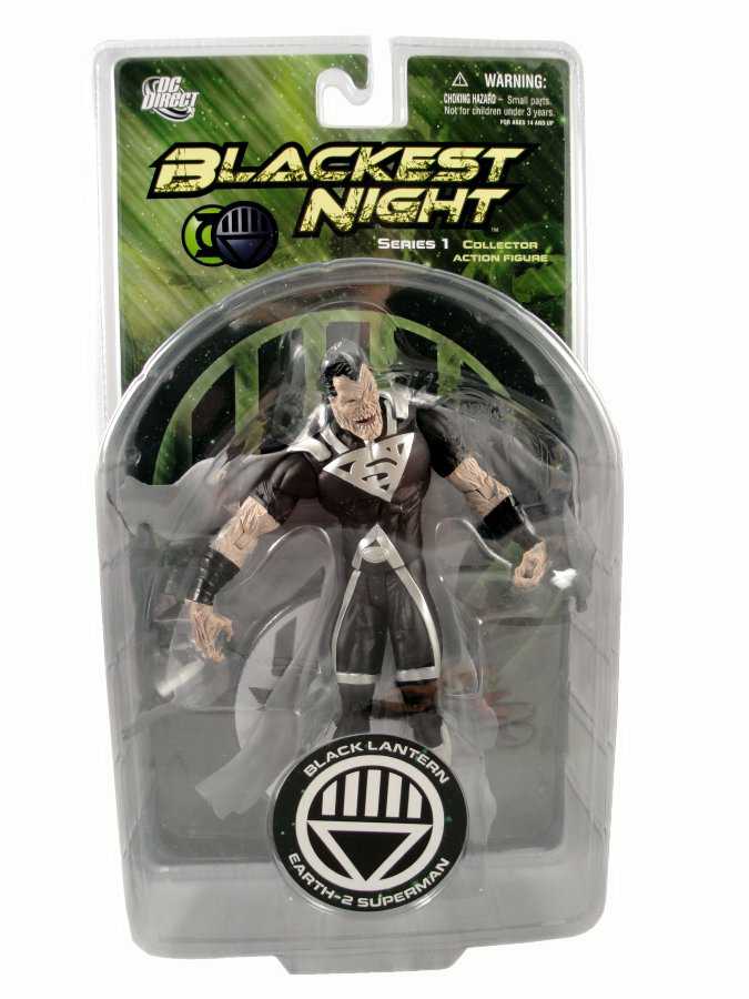 Blackest Night, Series 1: Black Lantern Earth-2 Superman - DC Direct (DC Comics Super Heroes) action figure collectible - Main Image 3