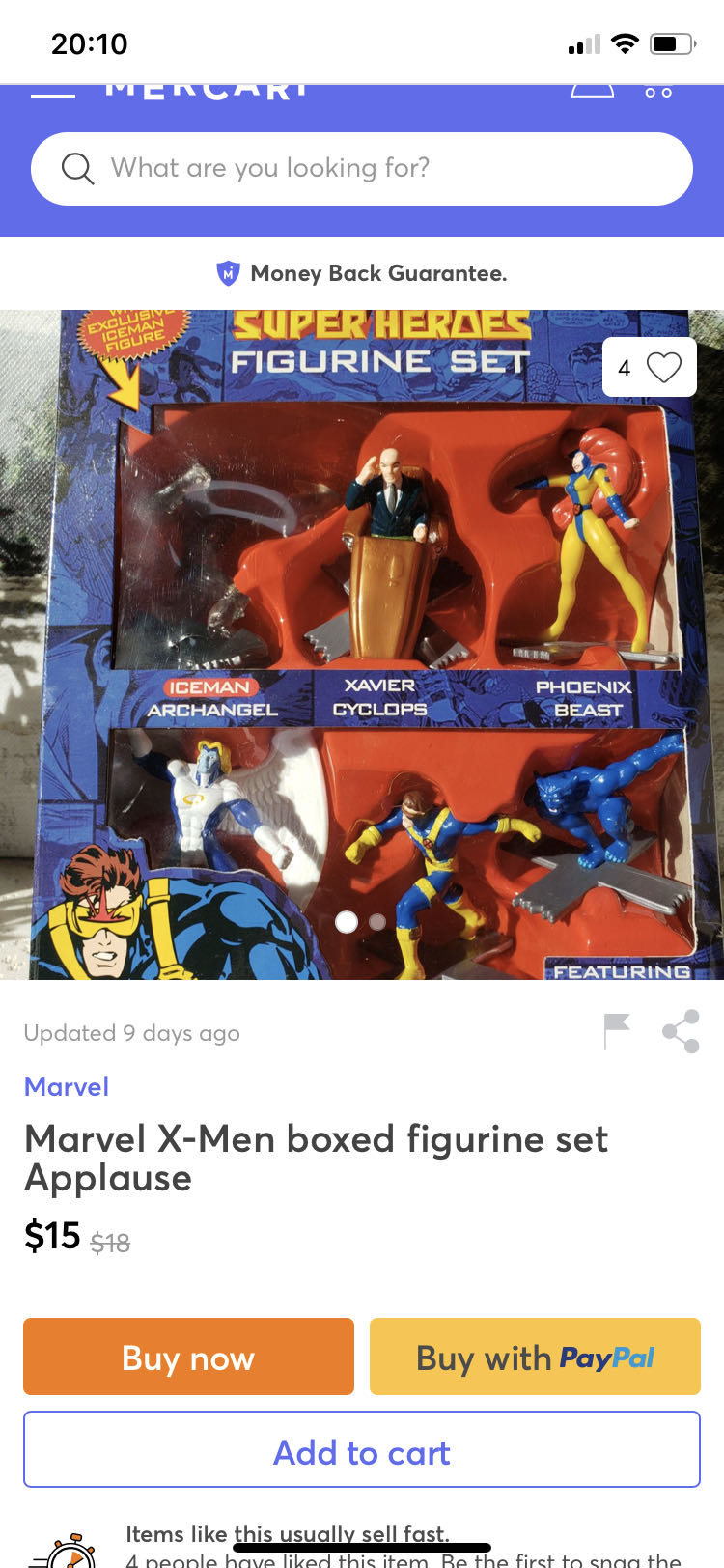 X-Men - Applause (X-Men Super Hero Figurines) action figure collectible [Barcode 083361427693] - Main Image 2