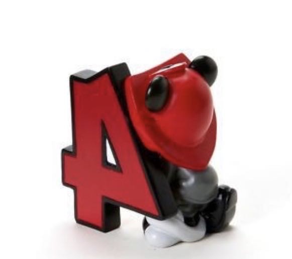 Mickey Mouse Numbers #4 - Enesco (Disney Showcase Collection) action figure collectible - Main Image 2