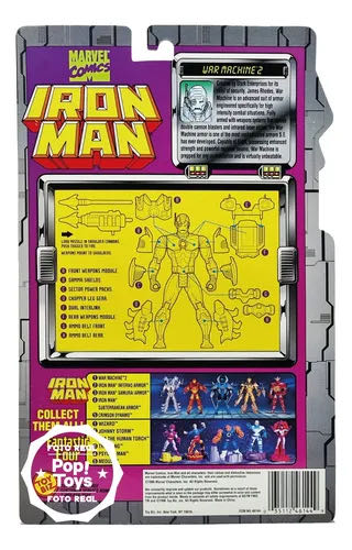Iron Man: War Machine 2 - Toy Biz (War Machine 2) action figure collectible [Barcode 035112461449] - Main Image 3