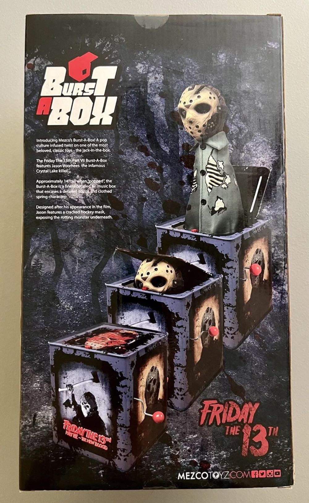 Friday The 13th Burst A Box - Mezco Toyz (Friday The 13th) action figure collectible [Barcode 696198252200] - Main Image 2