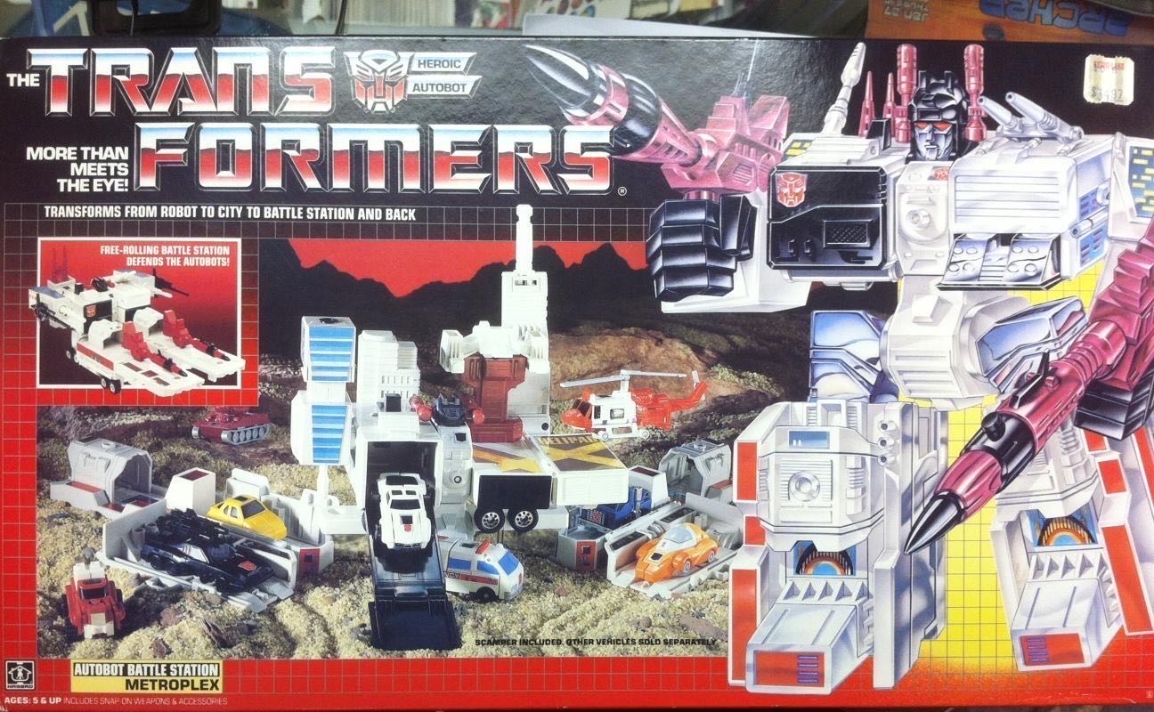 Metroplex 1st Six Gun Six-Gun Slammer Scamper Autobot City Base Original - Hasbro (1986) action figure collectible - Main Image 2
