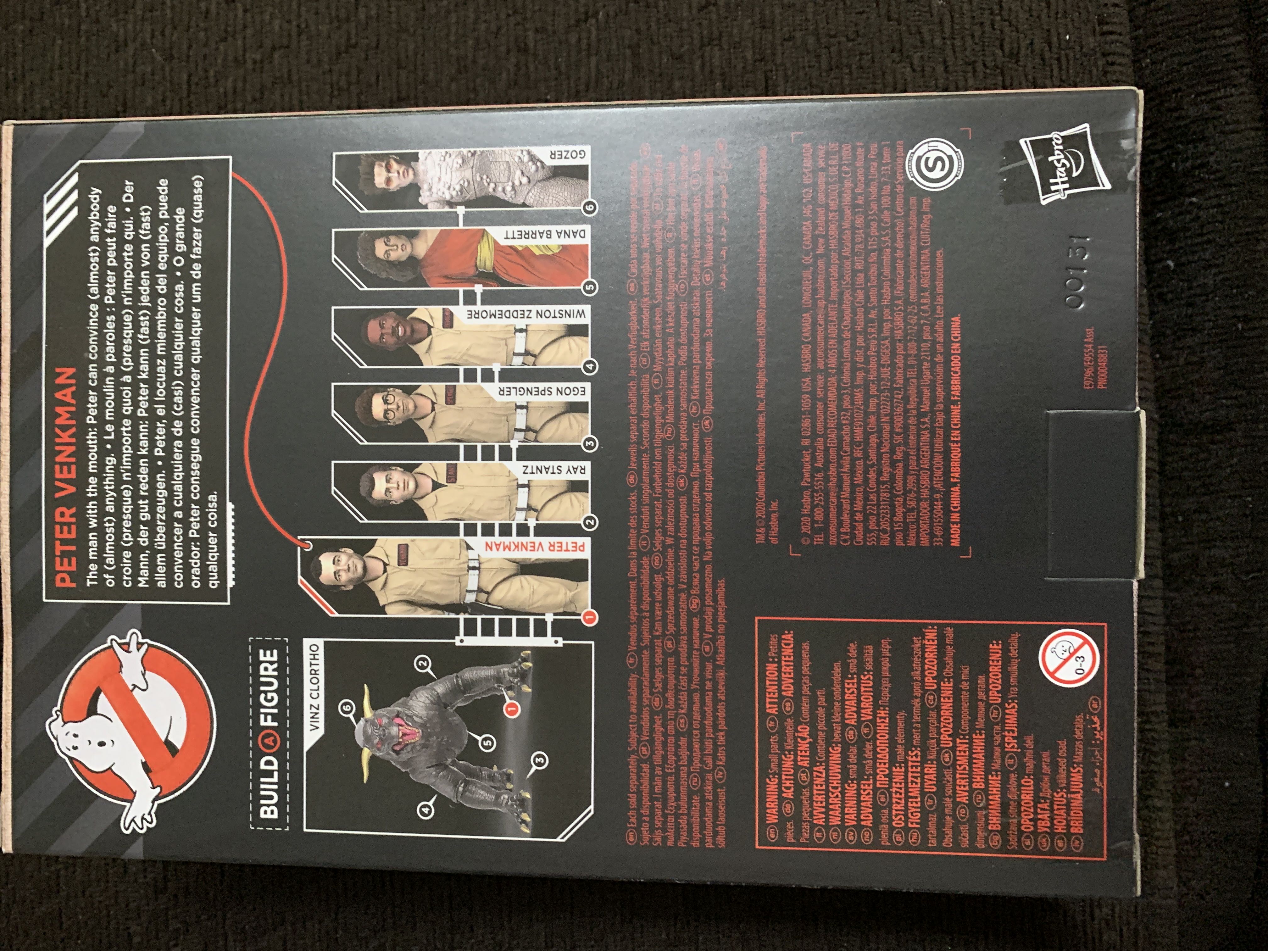 Ghostbusters Peter Venkman - Hasbro (Ghostbusters) action figure collectible [Barcode 5010993689057] - Main Image 2