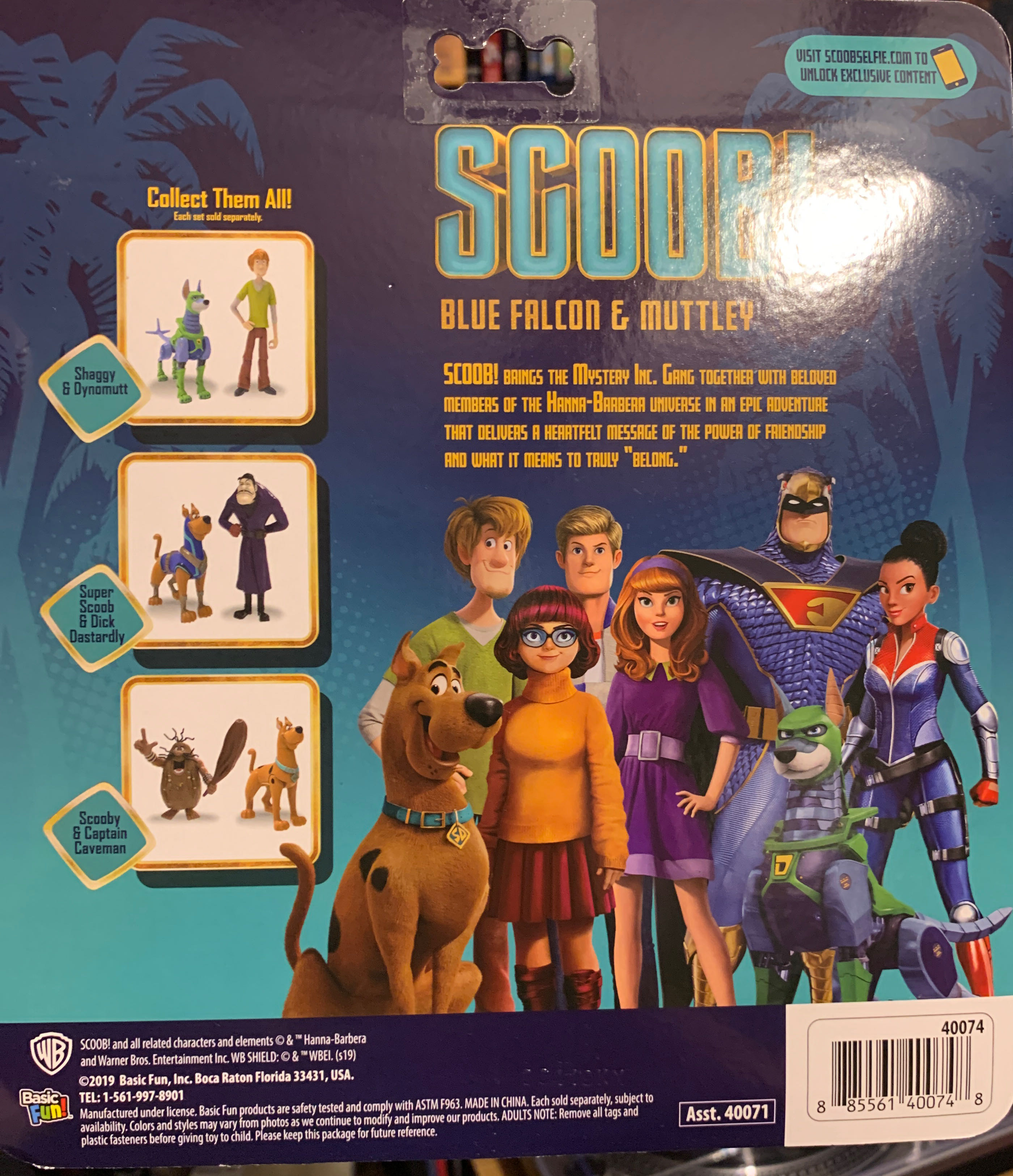 Scoob! BLUE FALCON & MUTTLEY - Basic Fun! (Scooby-Doo!) action figure collectible [Barcode 885561400748] - Main Image 2