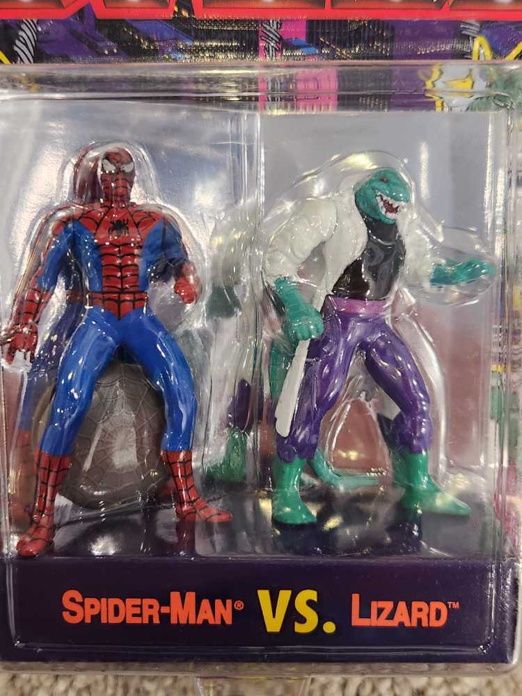 Spider-Man Vs. Lizard - Toy Biz (Spider-Man: Web Of Steel) action figure collectible [Barcode 035112473176] - Main Image 3