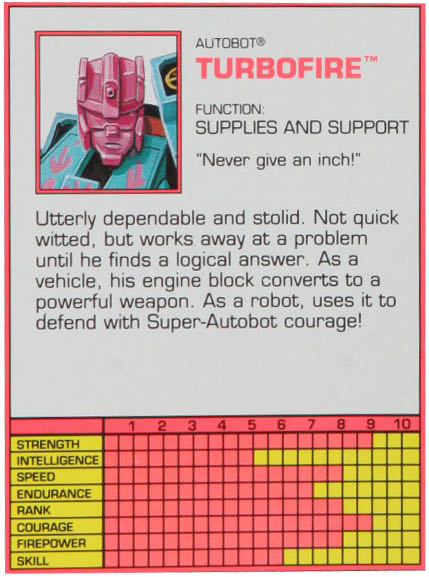 Transformers G2 Turbofire Axelerators - Hasbro Takara Tomy (Transformers Generation 2) action figure collectible - Main Image 9