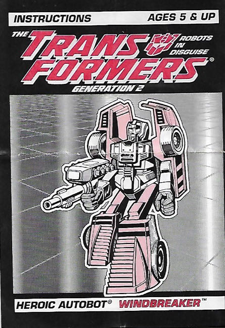 G2 Windbreaker - Hasbro Takara Tomy (Transformers Generation 2) action figure collectible - Main Image 2