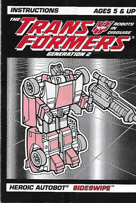 Transformers: Sideswipe - Hasbro Takara Tomy (Transformers Generation 2) action figure collectible - Main Image 2