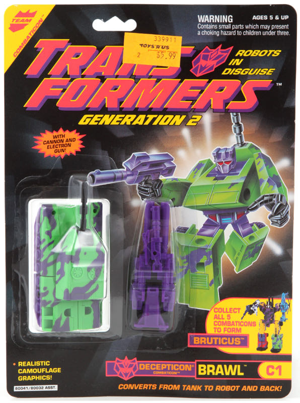 Transformers G2 Brawl Combaticon - Hasbro Takara Tomy (Transformers Generation 2) action figure collectible - Main Image 4