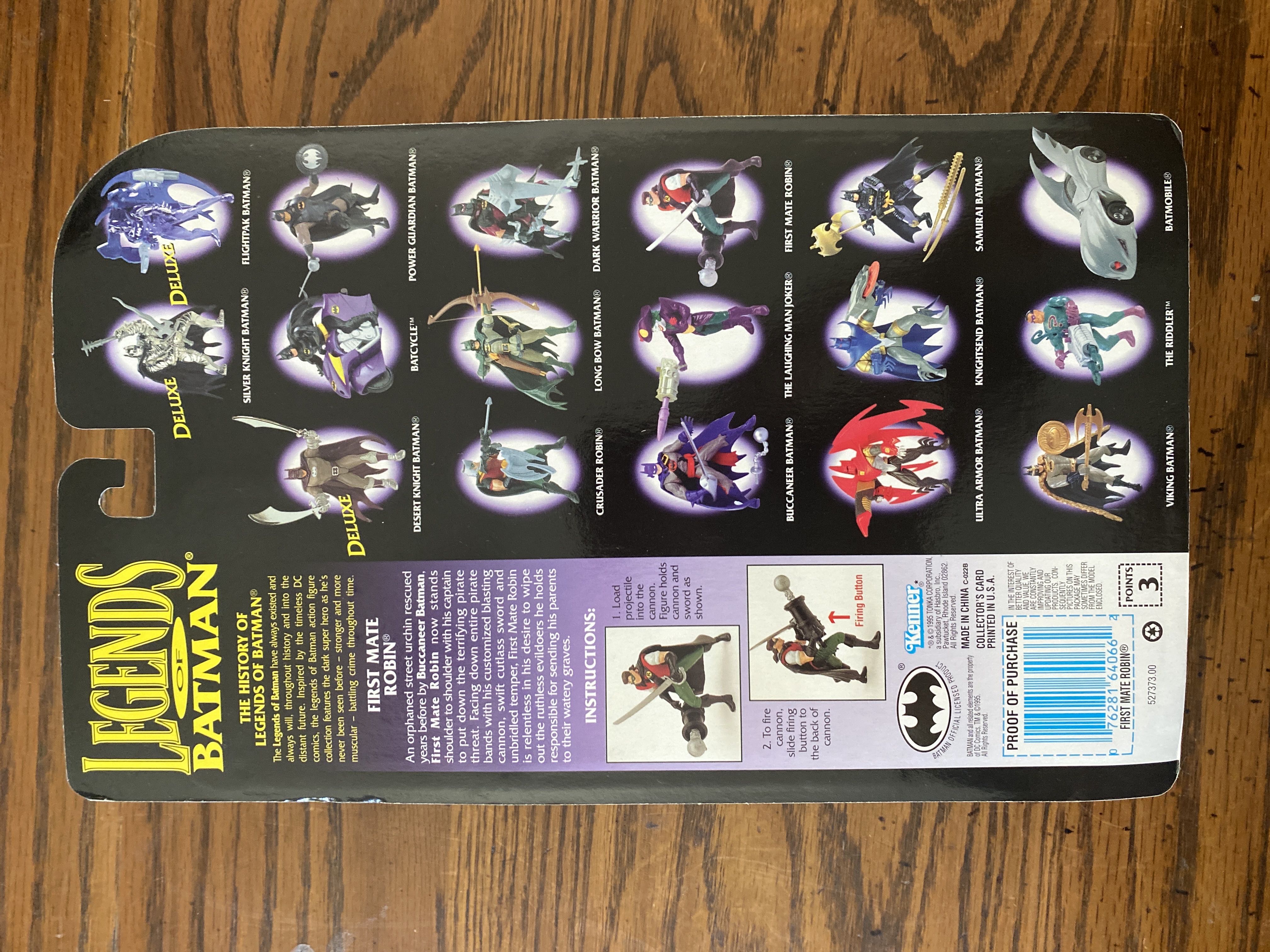 Legends of Batman First Mate Robin - Kenner (Legends Of Batman) action figure collectible [Barcode 076281640662] - Main Image 2