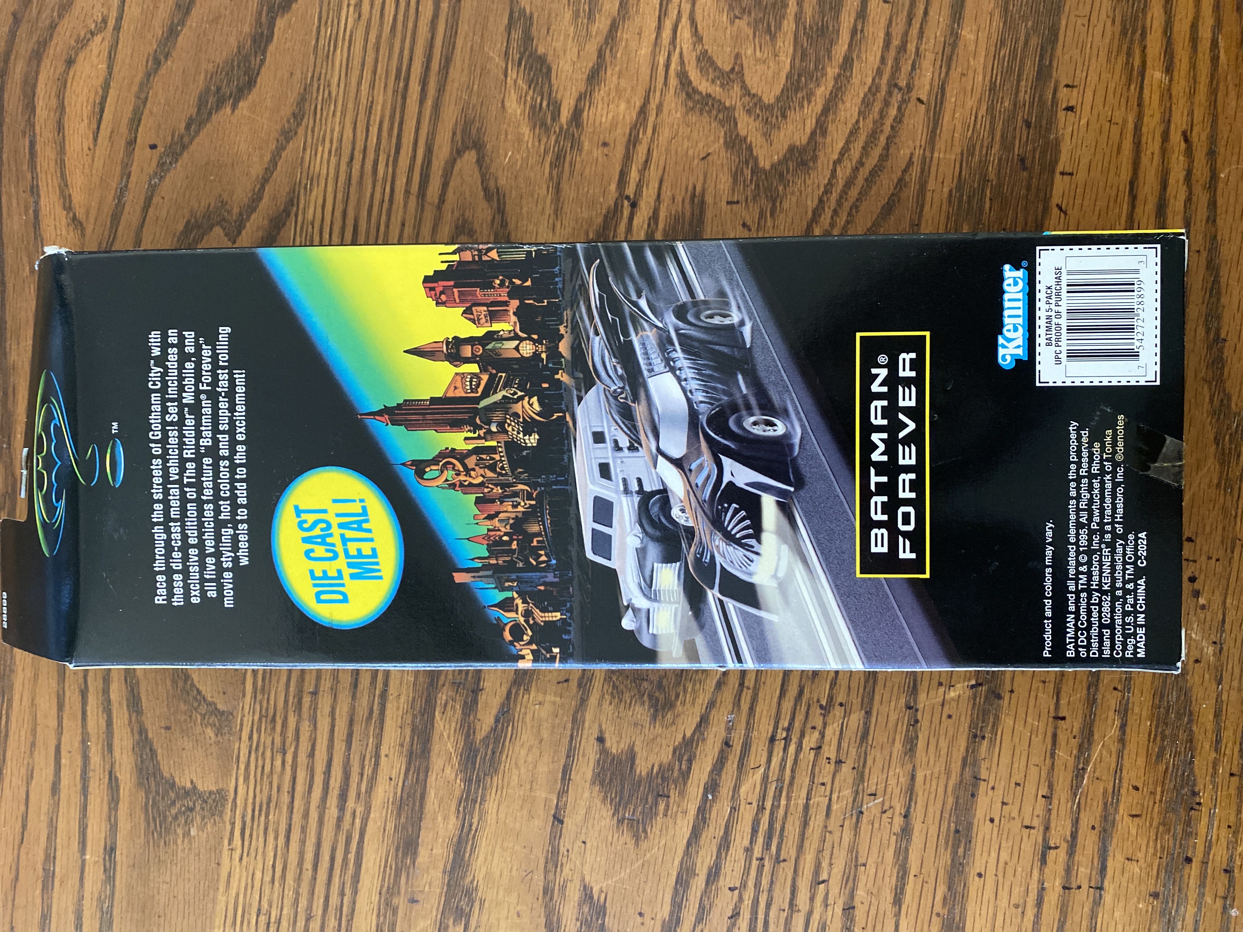 Batman Forever (Vehicle) - Hasbro / Kenner (5 Pack Die Cast Metal Vehicles) action figure collectible [Barcode 754272288993] - Main Image 2