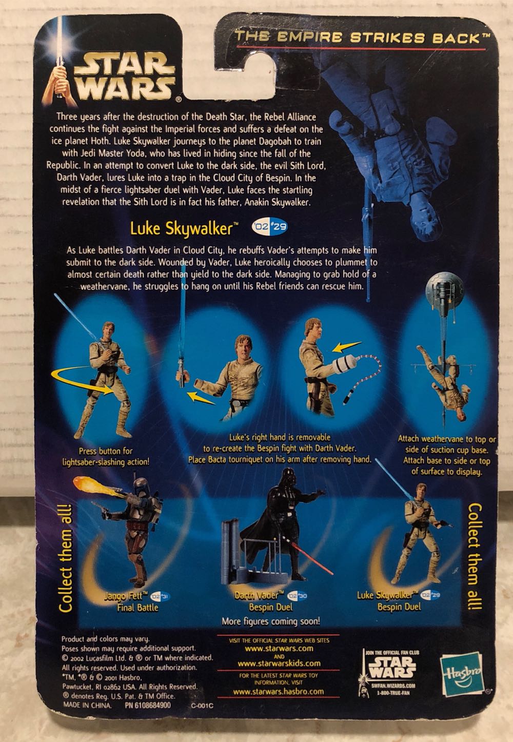 Luke Skywalker (Bespin Duel) - Hasbro (Star Wars: Episode V - The Empire Strikes Back) action figure collectible [Barcode 076930845257] - Main Image 4