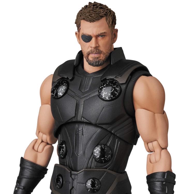 Thor (Infinity War Ver.) (Mafex No. 104) - Medicom (Avengers: Infinity War) action figure collectible [Barcode 4530956471044] - Main Image 3