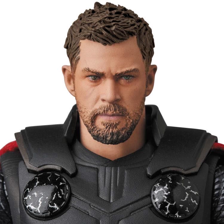 Thor (Infinity War Ver.) (Mafex No. 104) - Medicom (Avengers: Infinity War) action figure collectible [Barcode 4530956471044] - Main Image 4