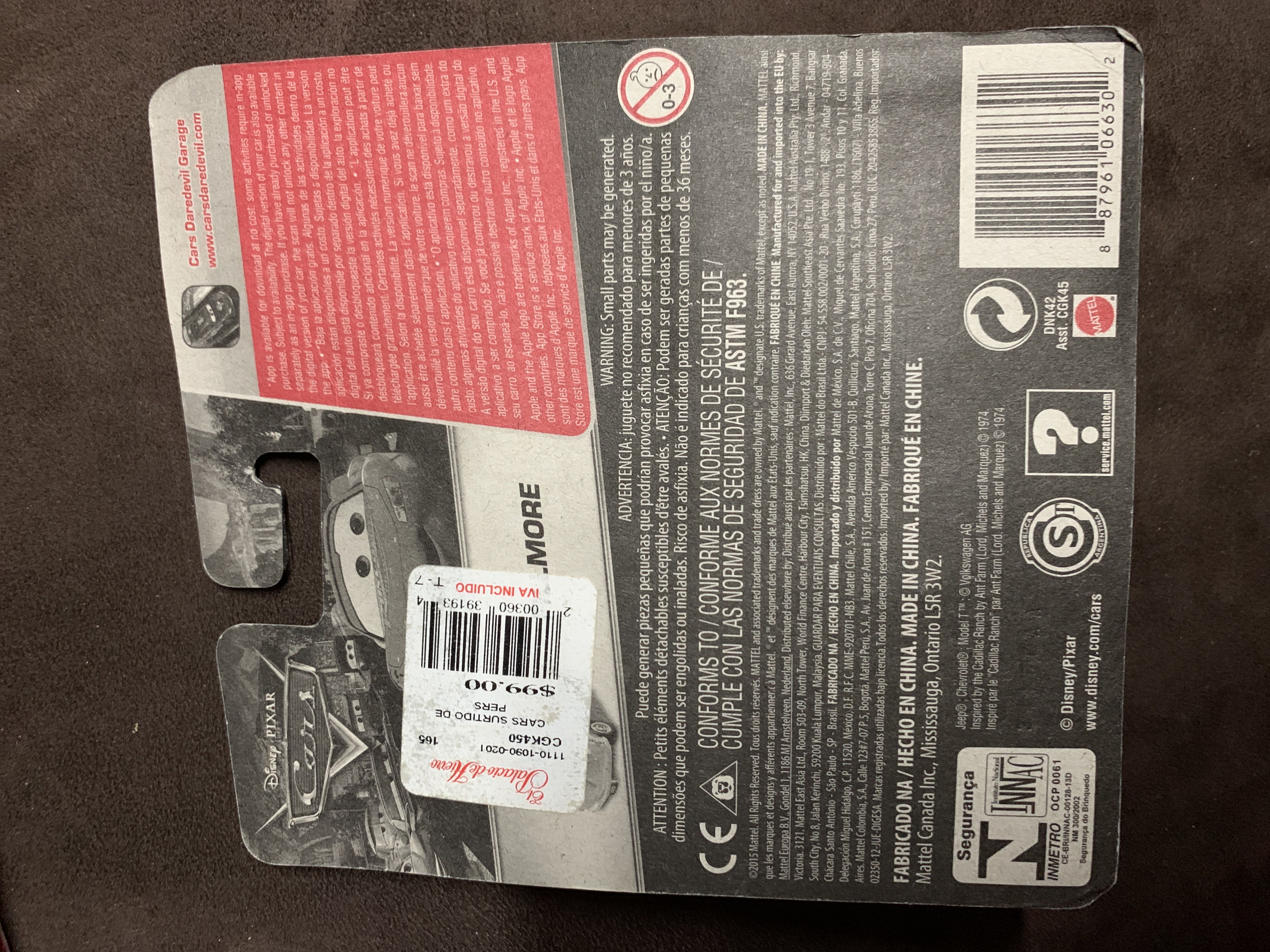 Fillmore  (Cars) action figure collectible [Barcode 887961066302] - Main Image 2