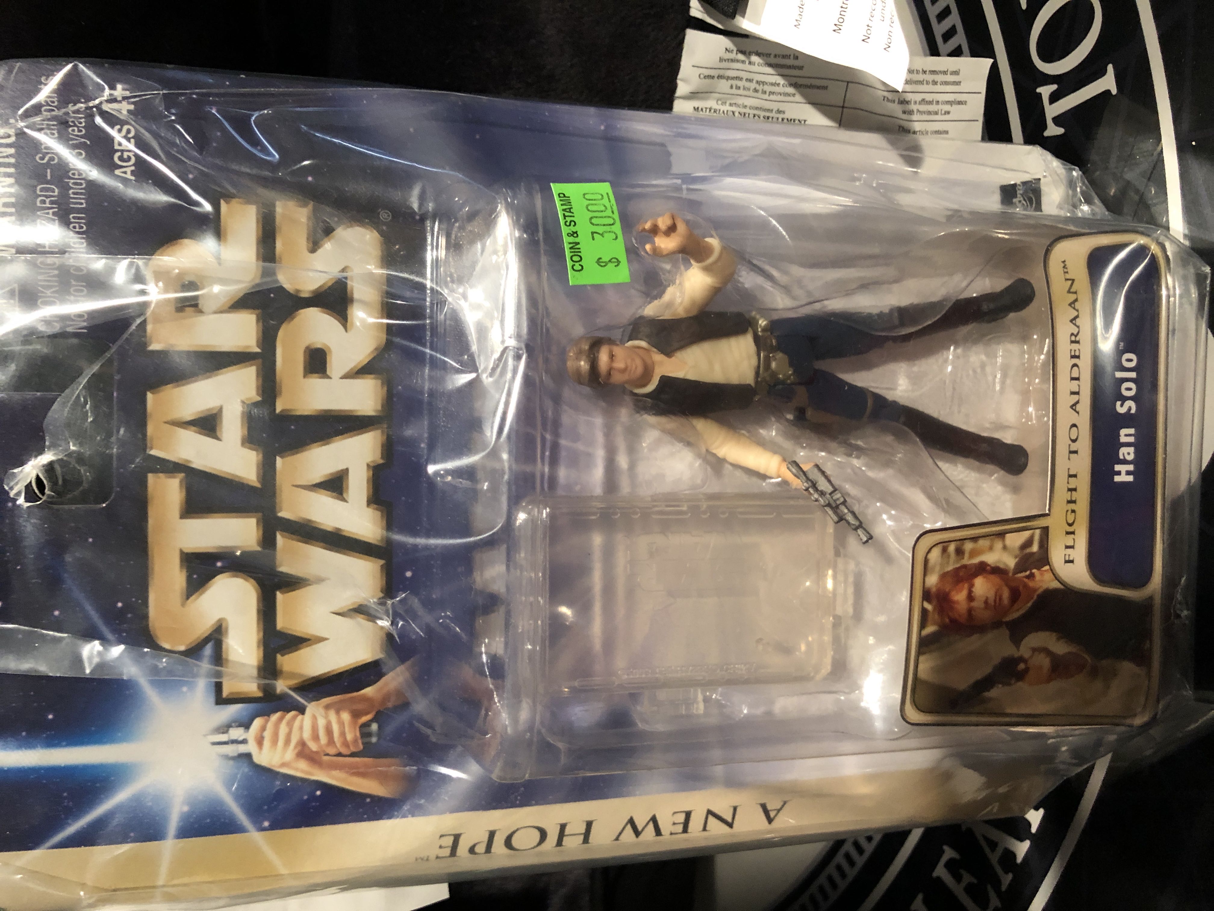 Hall Of Fame Han Solo Flight To Alderaan #03/27 - Hasbro (2002-2003 Star Wars Saga) action figure collectible [Barcode 076930851548] - Main Image 2