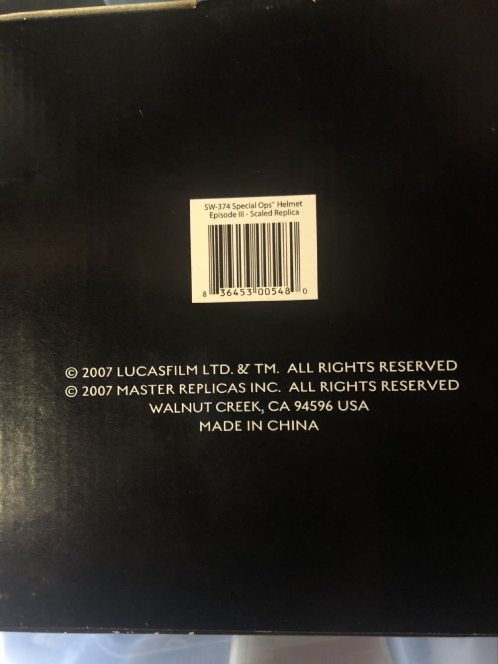 501st Legion Clone Trooper Helmet Scaled Replica - Master Replicas action figure collectible [Barcode 836453005480] - Main Image 3