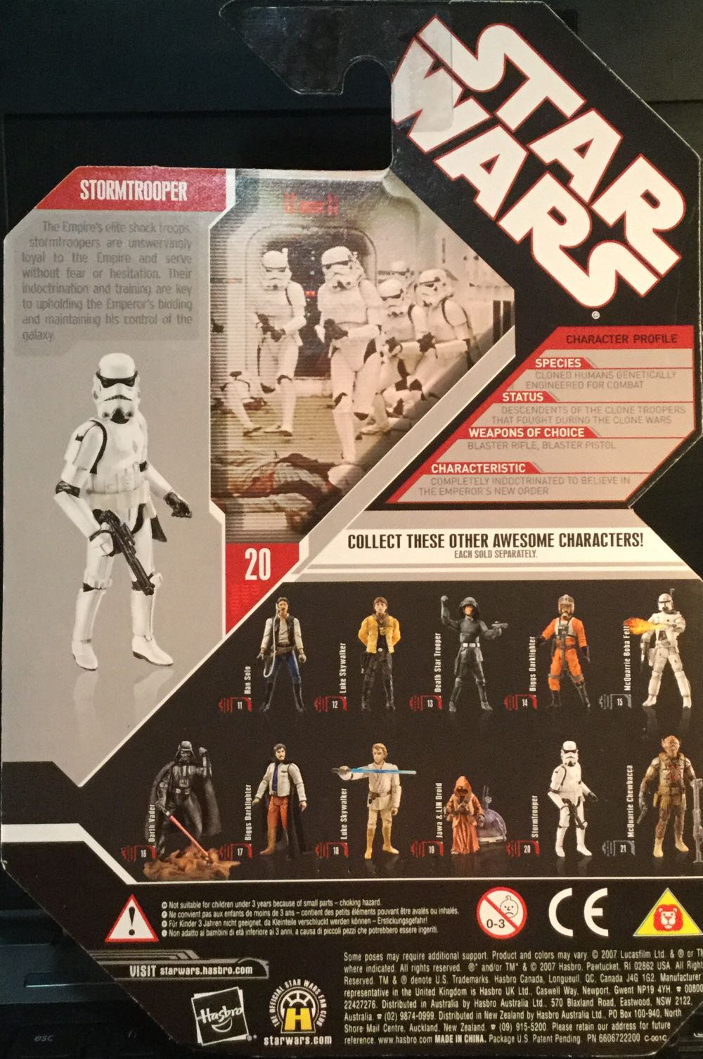 30th Anniversary Collection ‘07 - #20 - Imperial Stormtrooper - Hasbro (A New Hope) action figure collectible - Main Image 2
