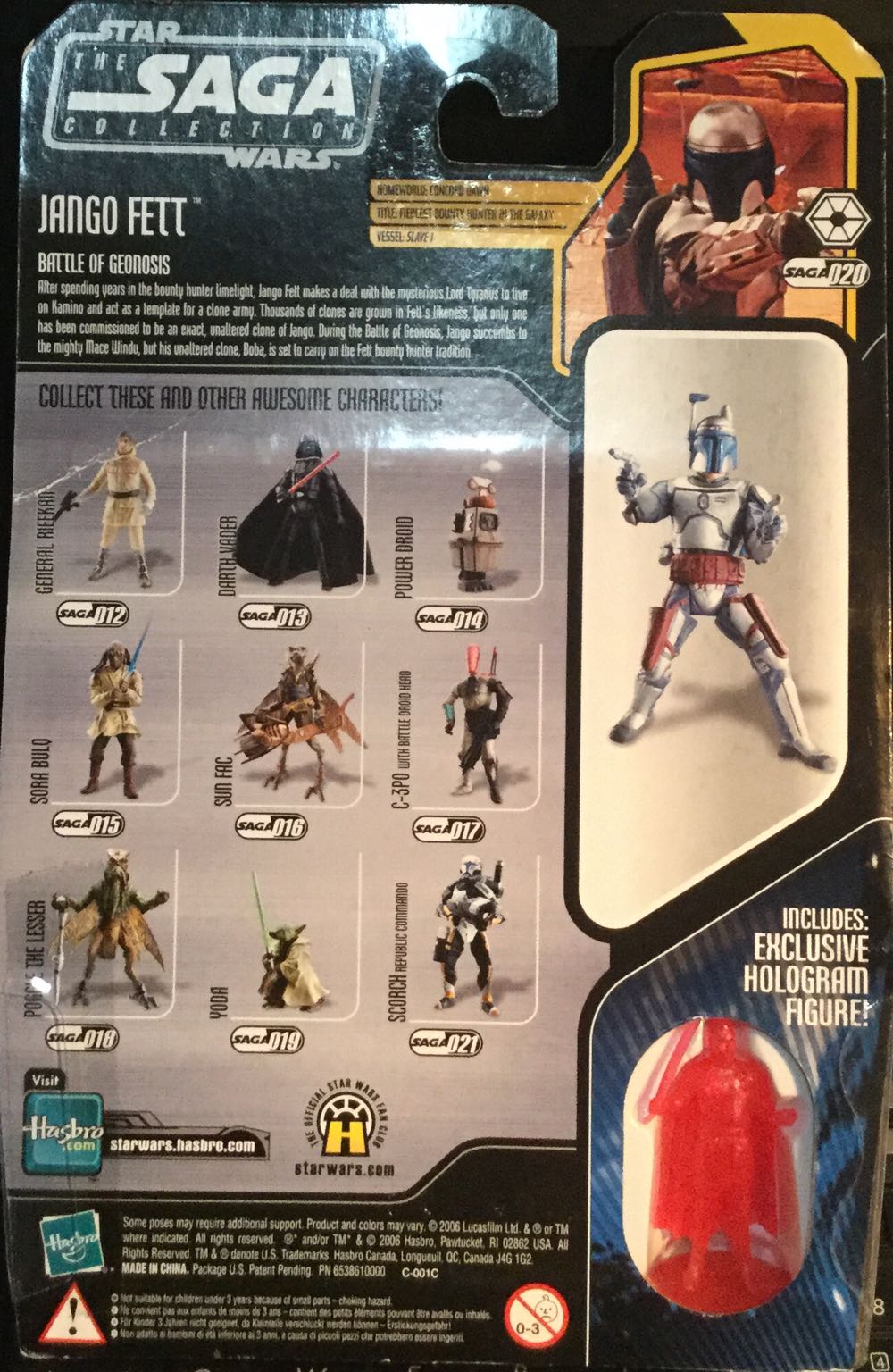 Saga Collection - #20 - Jango Fett - Kenner/ Hasbro (Attack Of The Clones) action figure collectible - Main Image 2