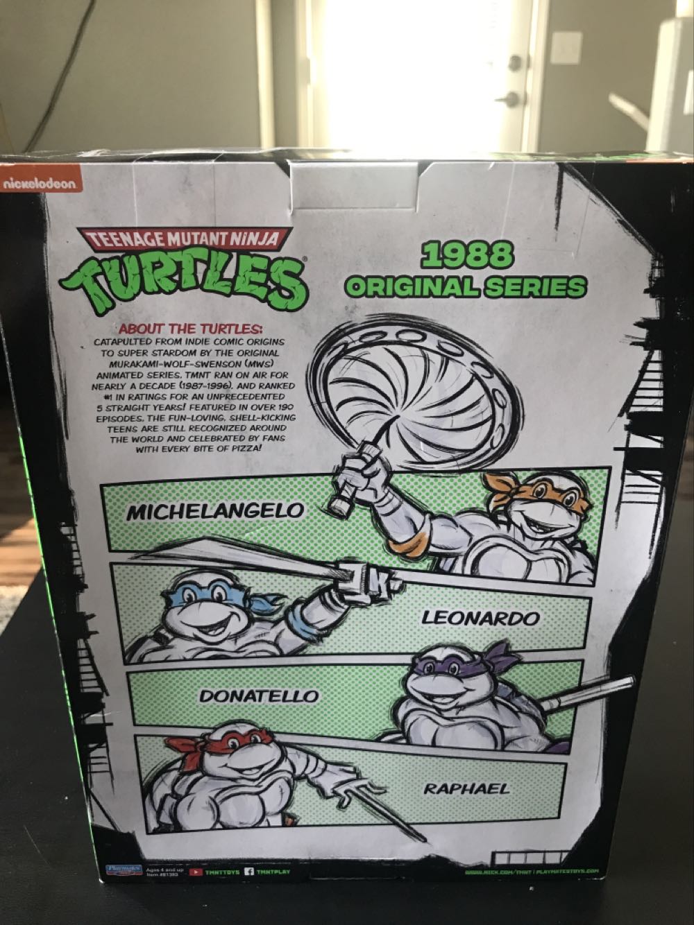 Teenage Mutant Ninja Turtles (4-Pack) - Playmates (Game Stop Exclusive) action figure collectible [Barcode 043377813835] - Main Image 3