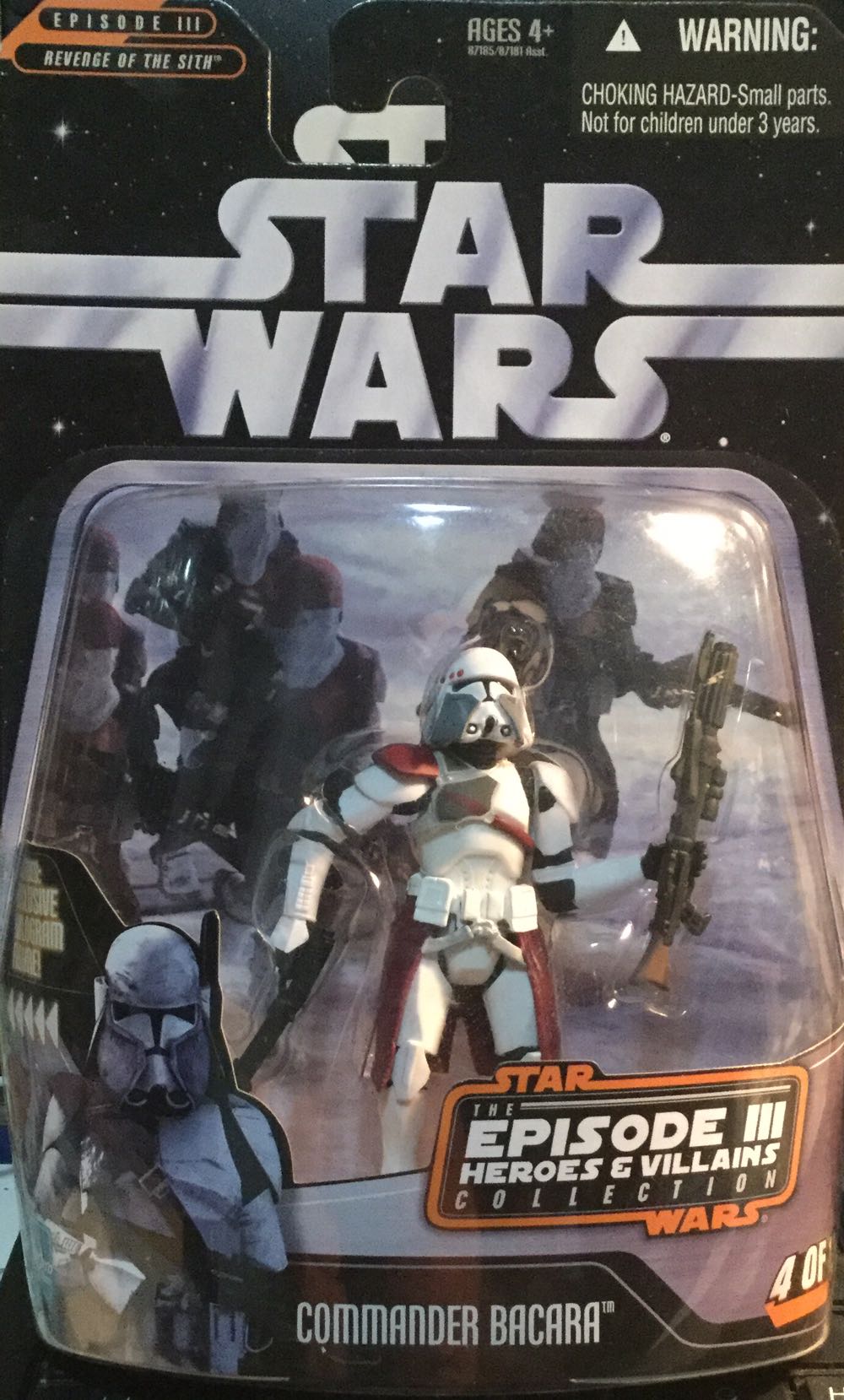Saga Collection (Heroes/Villains) #4 - Commander Bacara - Kenner/ Hasbro (Revenge Of The Sith) action figure collectible - Main Image 1