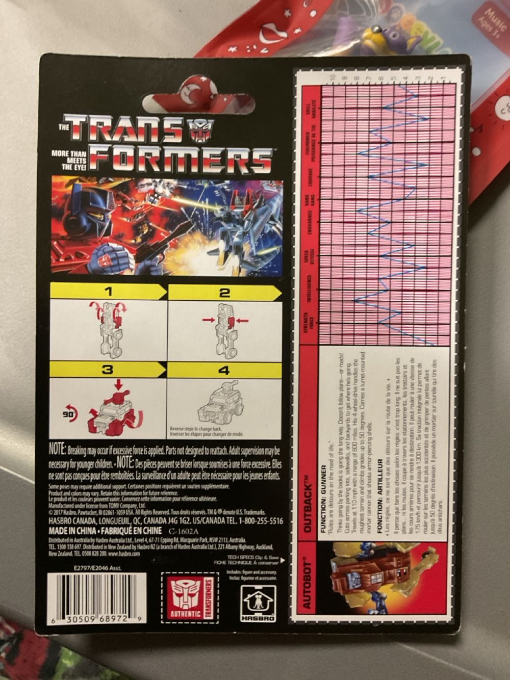 Outback - Hasbro (Transformers: Vintage G1) action figure collectible [Barcode 630509689729] - Main Image 4