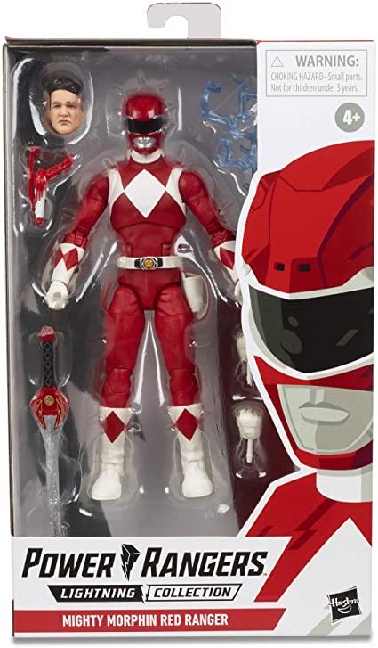 Mighty Morphin Red Ranger - Hasbro (Power Rangers Lightning Collection) action figure collectible [Barcode 630509897261] - Main Image 3