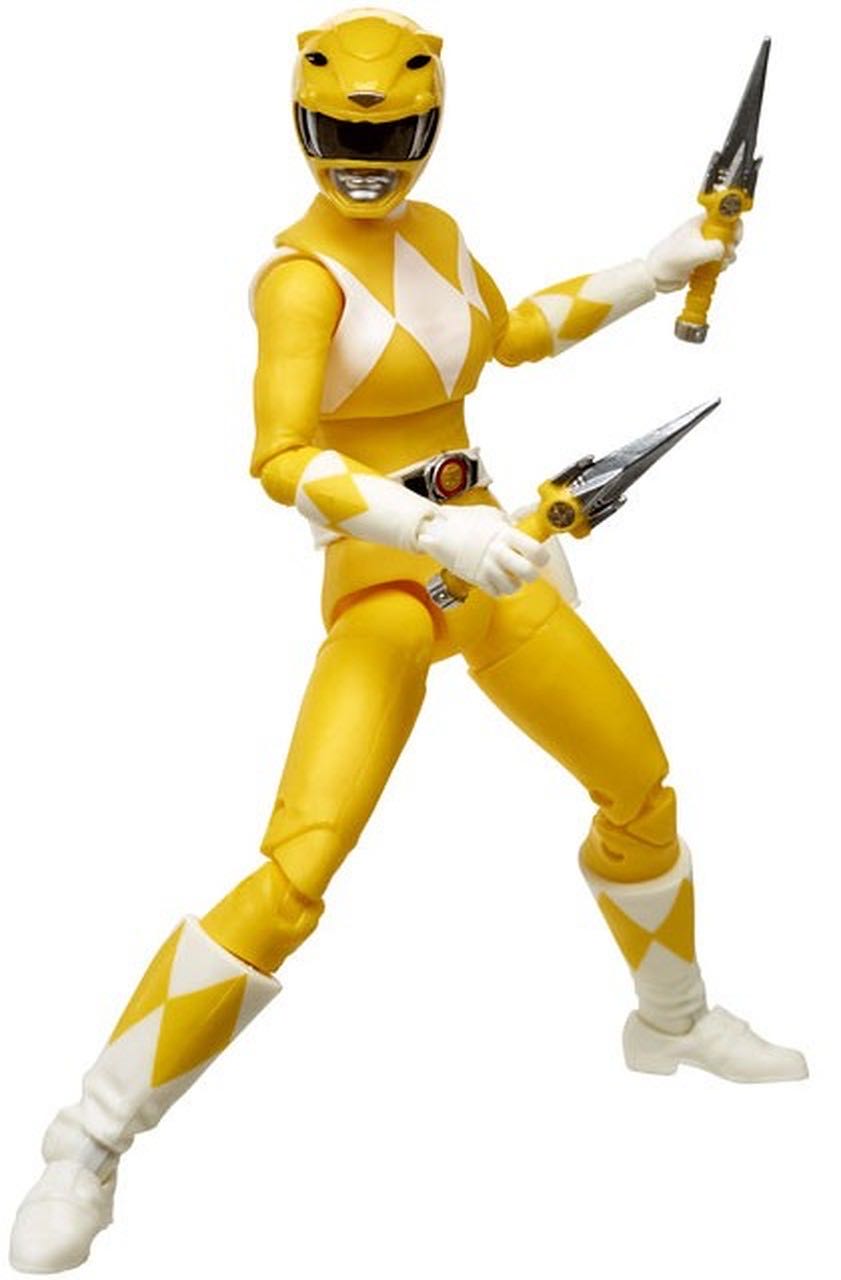 Mighty Morphin Yellow Ranger (Trini)  - Hasbro (Power Rangers Lightning Collection) action figure collectible [Barcode 630509905270] - Main Image 2
