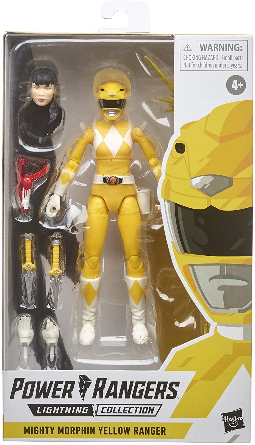 Mighty Morphin Yellow Ranger (Trini)  - Hasbro (Power Rangers Lightning Collection) action figure collectible [Barcode 630509905270] - Main Image 3