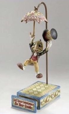 Pinocchio Jiminy Cricket - Enesco (Disney Traditions Jim Shore) action figure collectible [Barcode 045544073318] - Main Image 2
