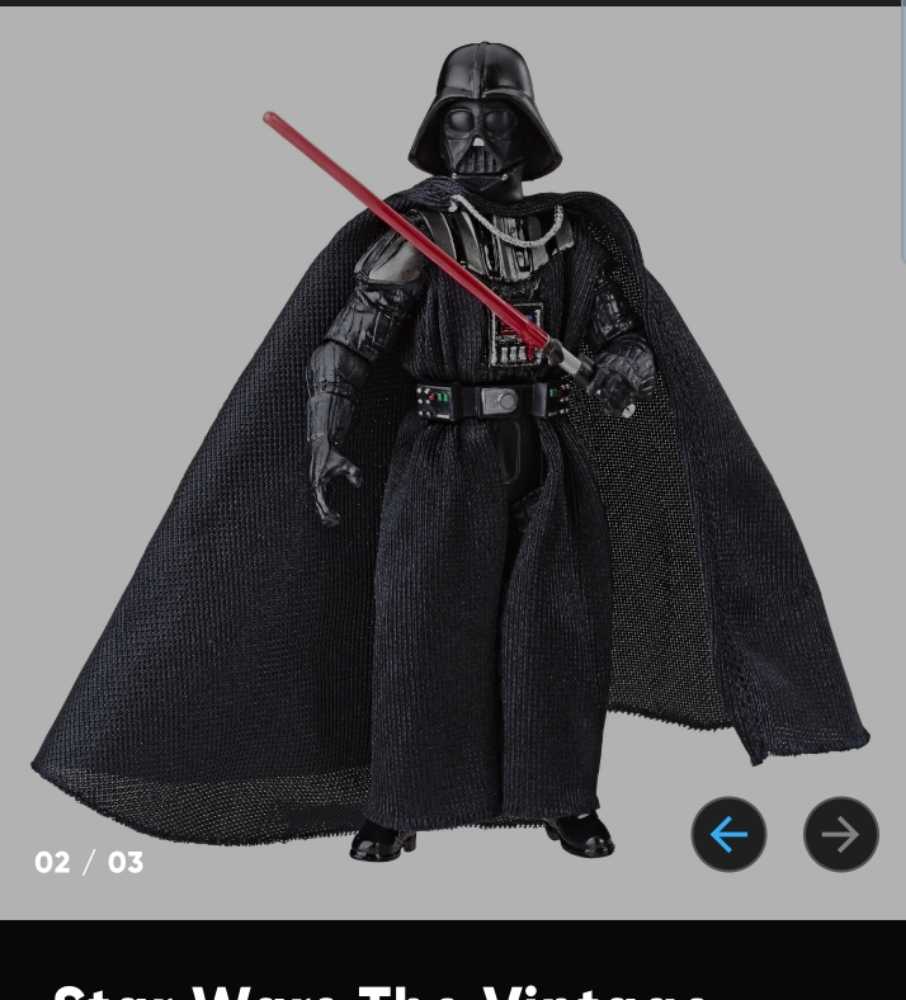 ESB Darth Vader - Hasbro (Star Wars: The Vintage Collection) action figure collectible [Barcode 630509785407] - Main Image 4