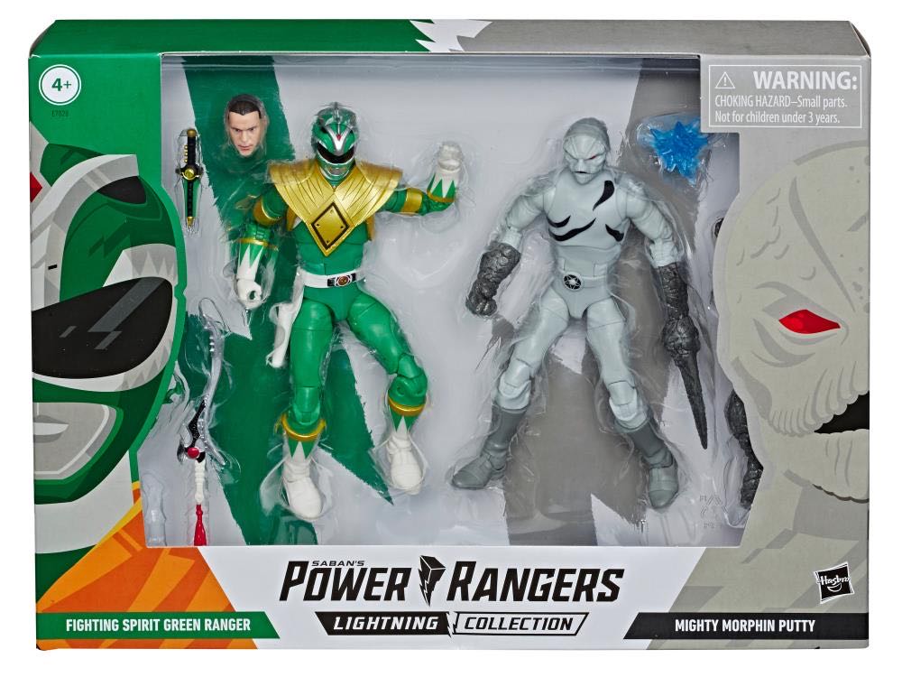 Fighting Spirit Green Ranger & Mighty Morphin Putty - Hasbro (Mighty Morphin Power Rangers) action figure collectible [Barcode 630509878338] - Main Image 4