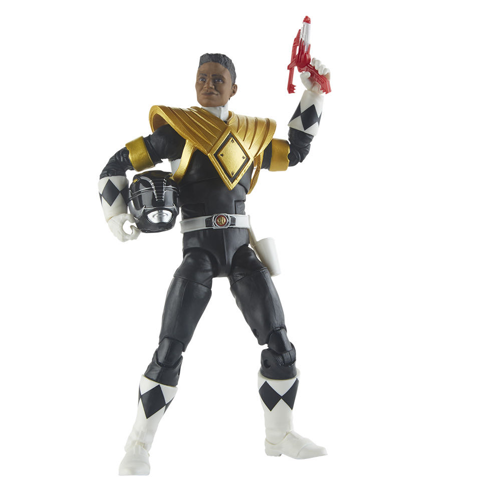 Black Ranger (w/Dragon Shield (Walgreens Exclusive)) - Mighty Morphin Power Rangers - Lightning Collection - Hasbro (Super Sentai) action figure collectible [Barcode 630509857340] - Main Image 3