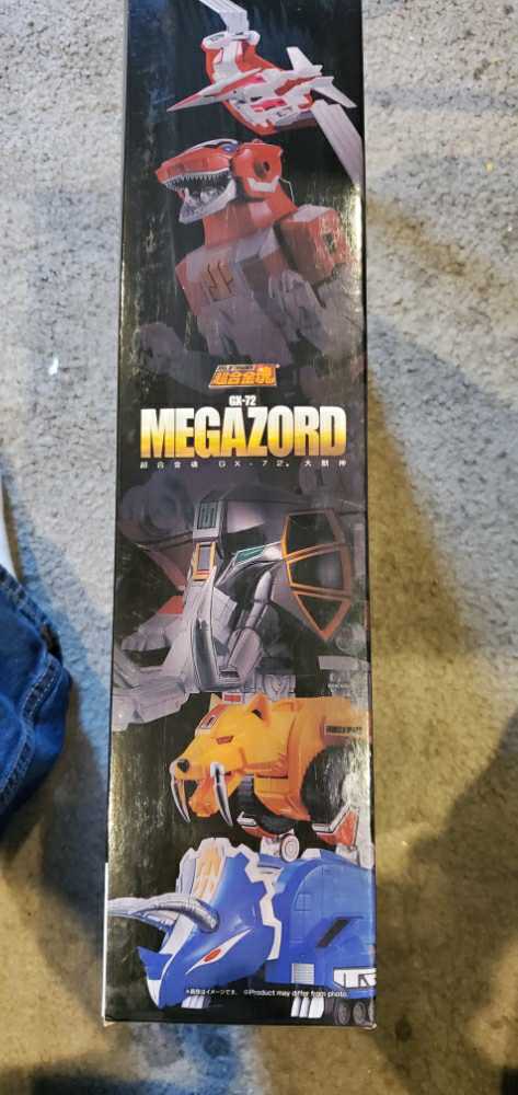 Dino Megazord - Bandai (Mighty Morphin Power Rangers Soul Of Chogokin Megazord) action figure collectible [Barcode 4549660052180] - Main Image 3