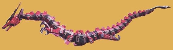 Mighty Morphin Power Rangers Red Dragon Thunderzord - Bandai (Mighty Morphin Power Rangers) action figure collectible [Barcode 045557022259] - Main Image 4