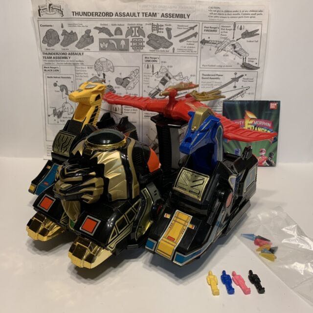 Mighty Morphin Power Rangers Thunderzord Assault Team - Bandai (Mighty Morphin Power Rangers) action figure collectible [Barcode 045557022624] - Main Image 4