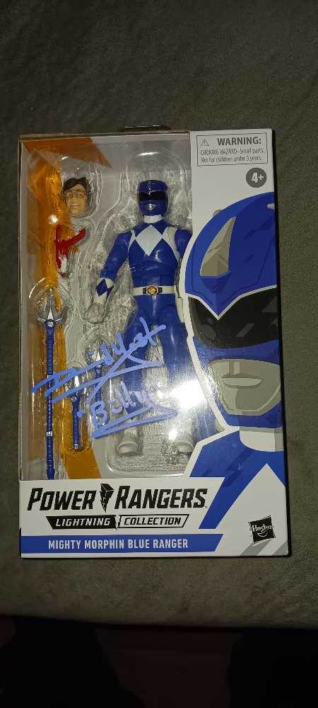 Mighty Morphin Blue Ranger - Hasbro (Mighty Morphin Power Rangers) action figure collectible [Barcode 630509936052] - Main Image 4