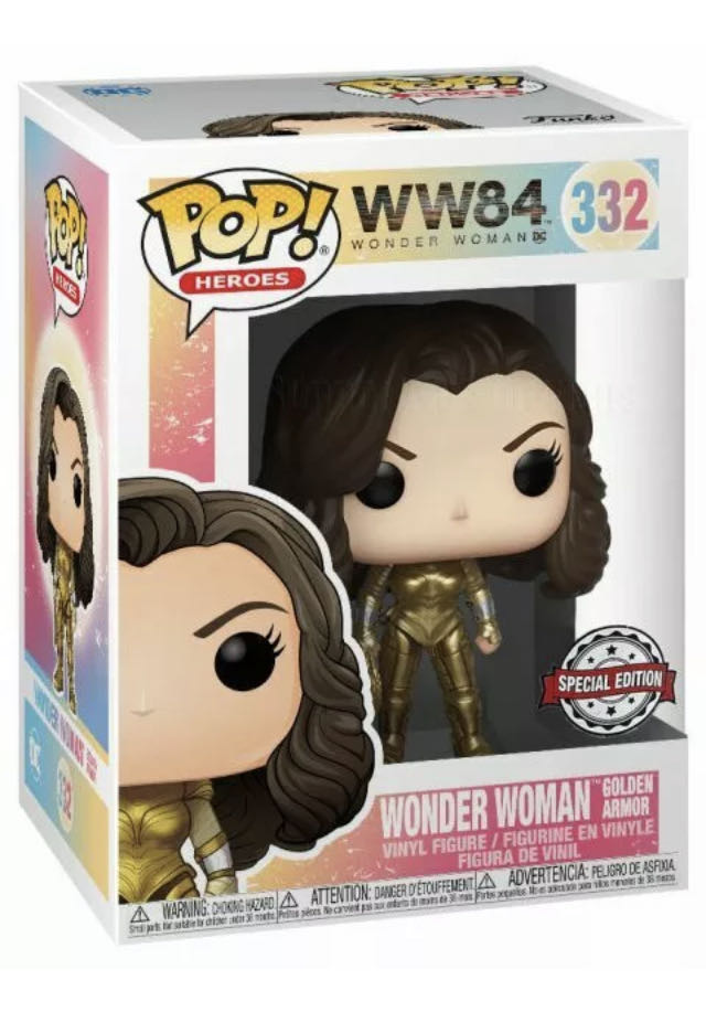 Wonder Woman - Pop! WW84: Golden Armor - Funko (Wonder Woman 1984) action figure collectible [Barcode 889698482202] - Main Image 1