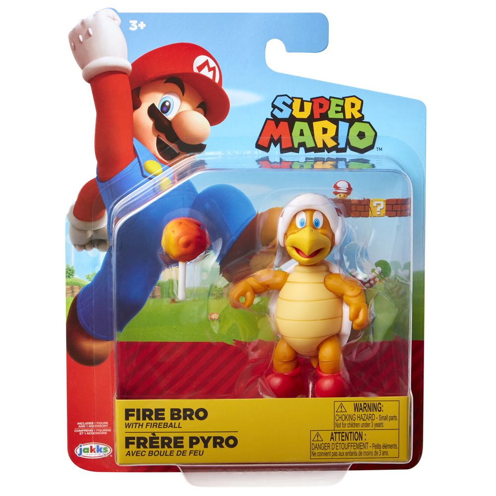 Fire Bro - JAKKS Pacific, Inc. (Super Mario) action figure collectible [Barcode 039897726052] - Main Image 1