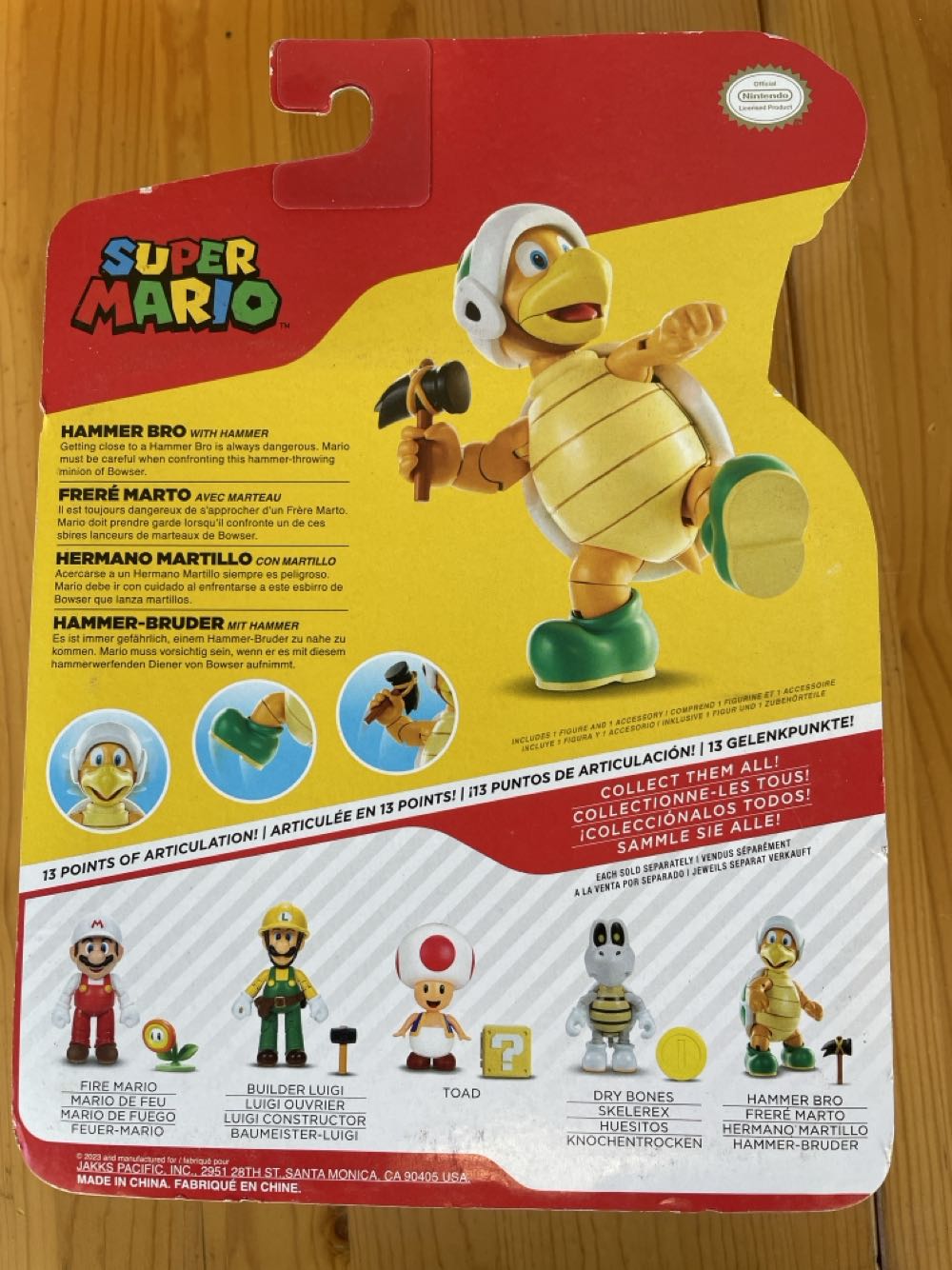 Hammer Bro - JAKKS Pacific, Inc. (Super Mario) action figure collectible [Barcode 039897579030] - Main Image 2