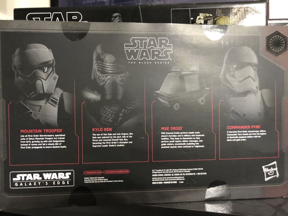 The First Order w/Mountain Trooper, Kylo Ren, MSE Droid, Captain Pyre - Hasbro (Red Line) action figure collectible [Barcode 630509804061] - Main Image 3