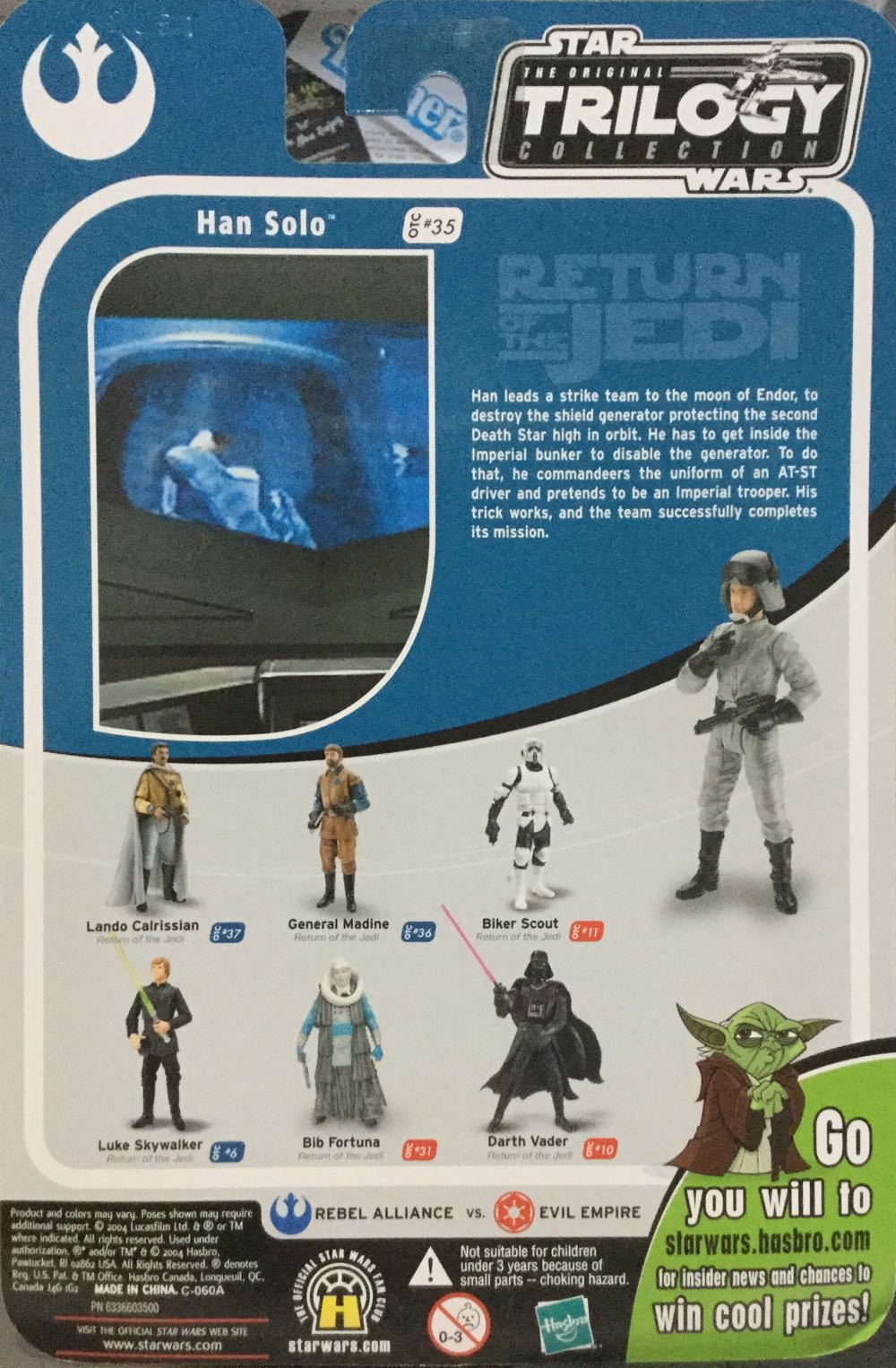 Original Trilogy Collection - #35 - Han Solo - Hasbro (Return Of The Jedi) action figure collectible - Main Image 2