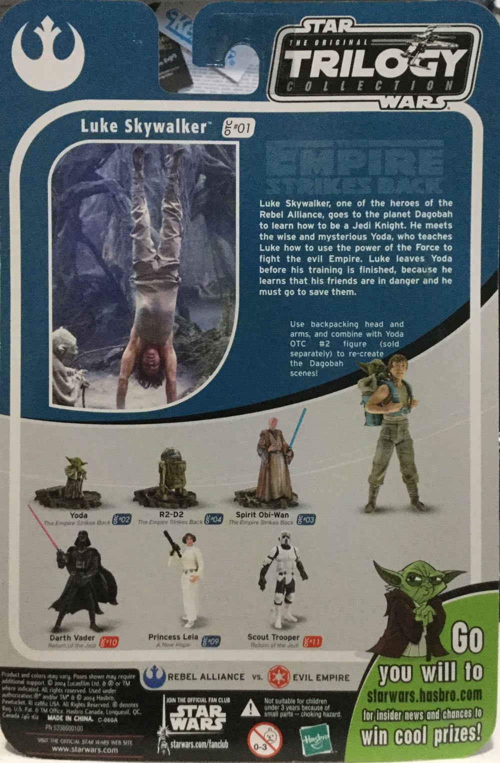 Original Trilogy Collection - #1 - Luke Skywalker - Hasbro (Empire Strikes Back) action figure collectible - Main Image 2